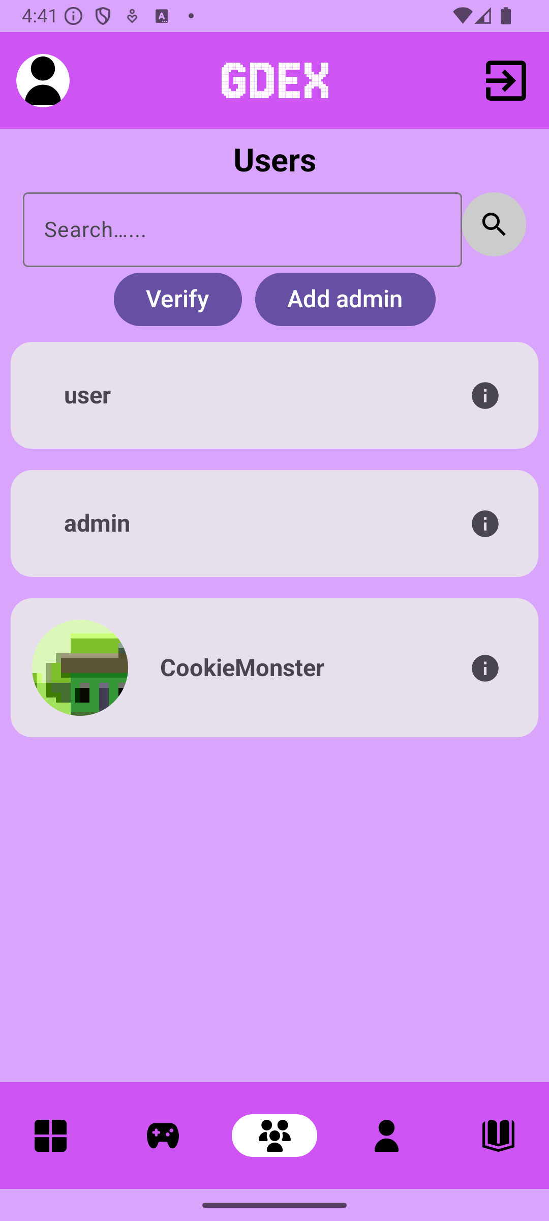 listUsersAdmin