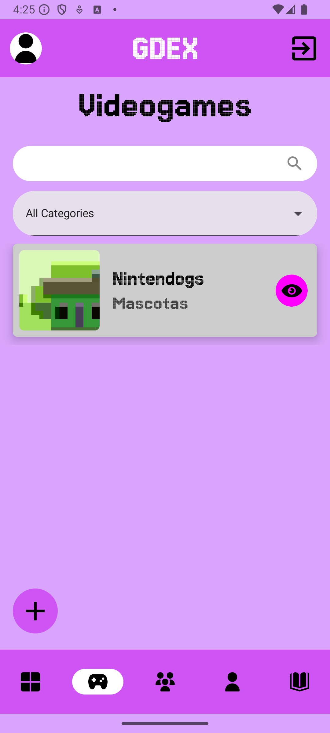 listVideogames