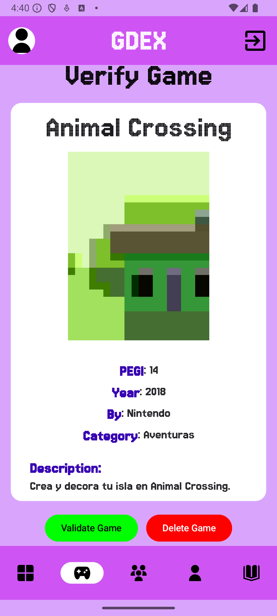 verifyVideogame